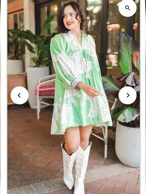 Entro Peony Meadow Dress -S